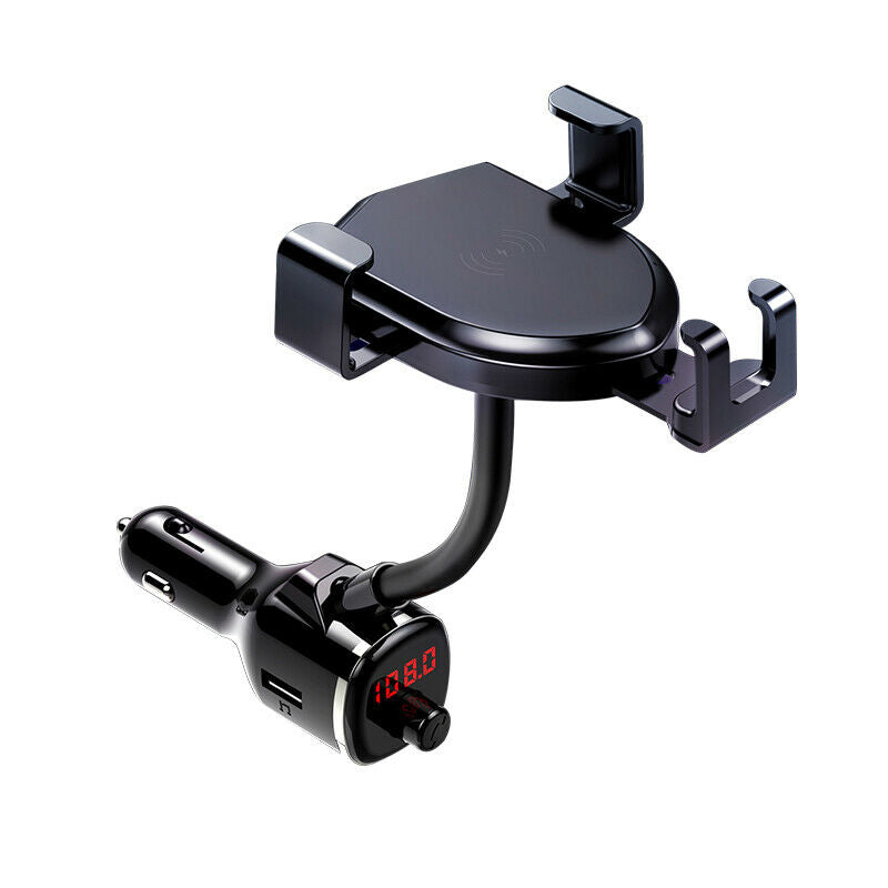 Dual USB QC3.0 Car Phone Charger Holder Bluetooth Cigarette Lighter Interface