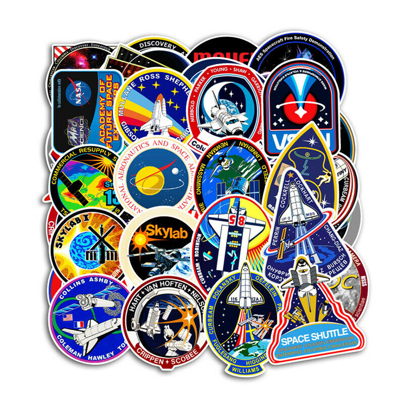2019 Outer Space PVC Stickers Toys for Children UFO Alien Rocket Planet Stickers