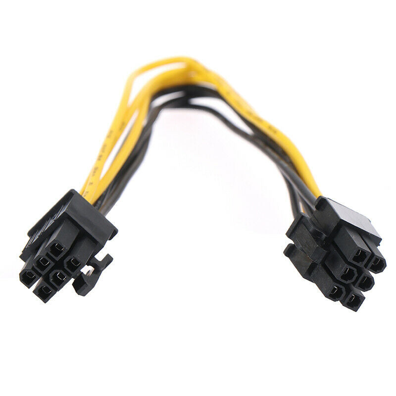 6Pin to 6Pin Male to Male PSU Motherboard Power Supply Extension Adapter .l8