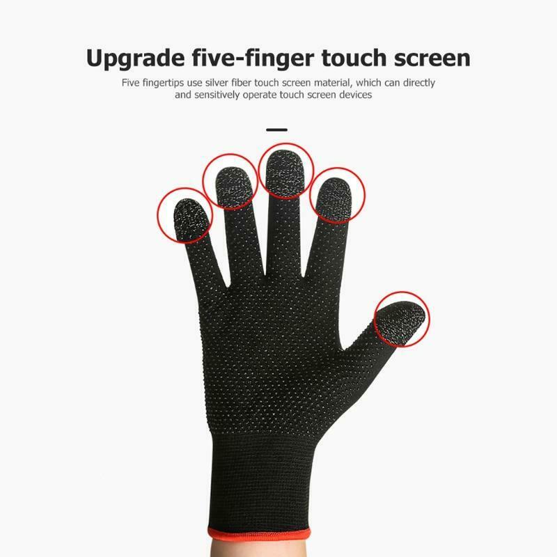 2pcs Hand Cover Game Controller for PUBG Sweat Gaming Finger Thumb Sleeve Glove