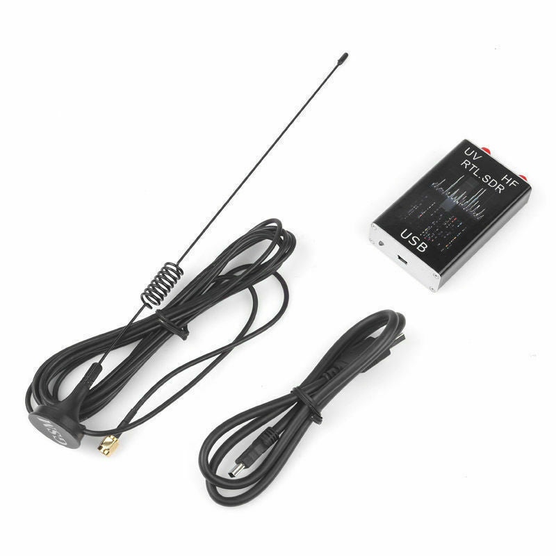 Full Band UV HF RTL-SDR 100KHz-1.7GHz USB Tuner Receiver/ R820T P7K5 + Antenna