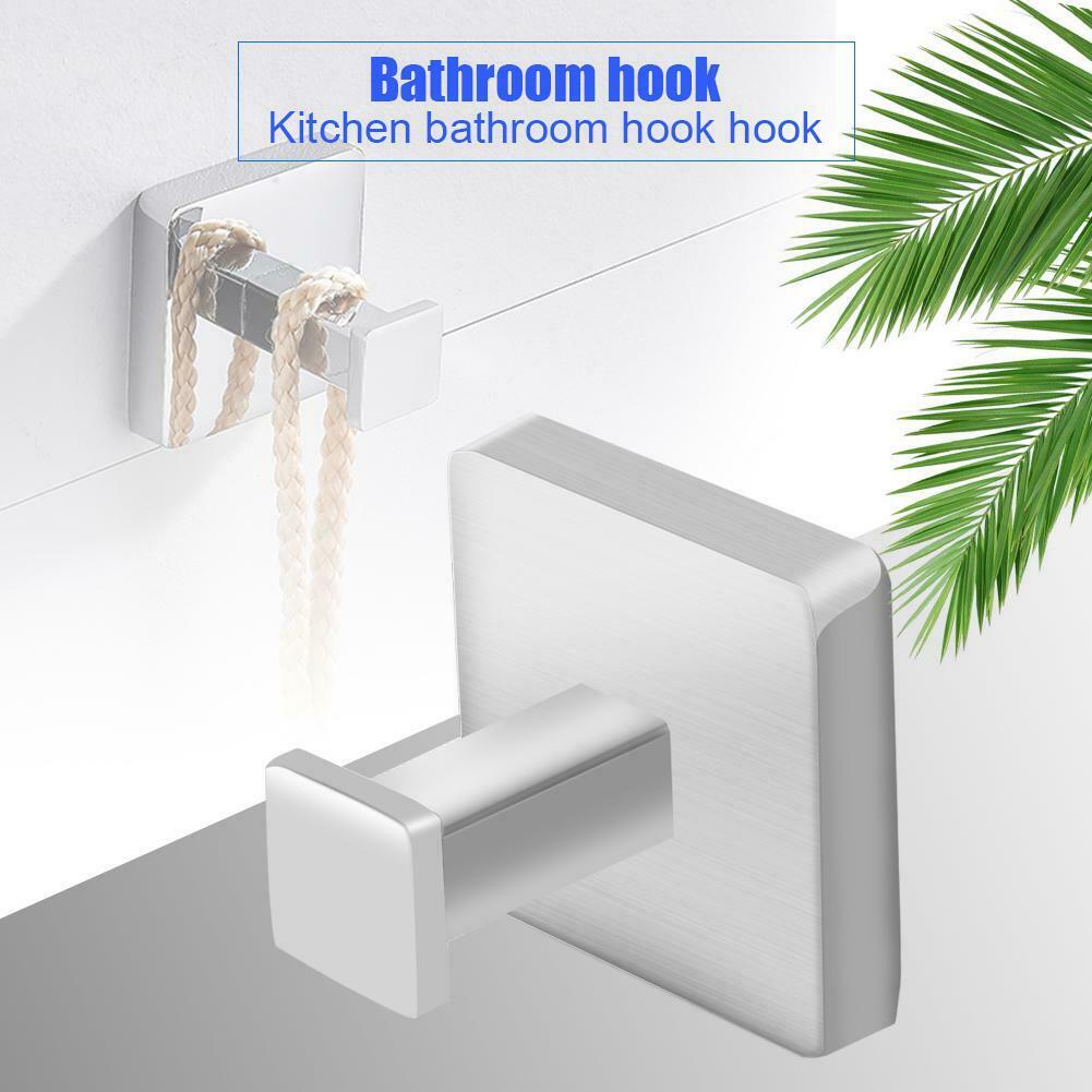 Punching Wall Hook Hanger Clothes Coats Hats Bags Towels Organizer Hook @