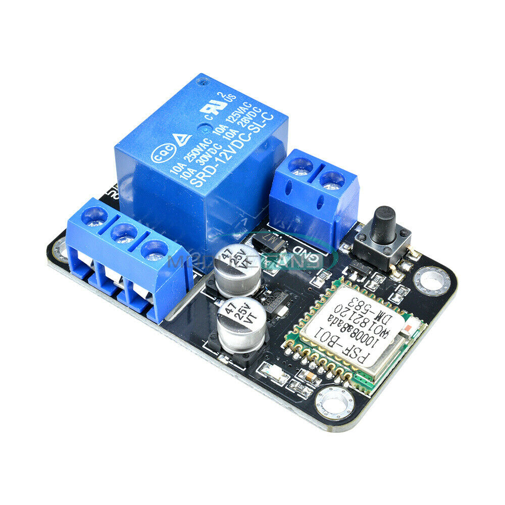 DC12V ESP8285 Smart Wifi Self-lock Switch Relay Delay Module By APP IOS Android