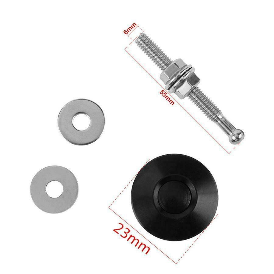 Mini Quik Release Latch Fastener Hood Push Button Aluminum Billet kits Universal