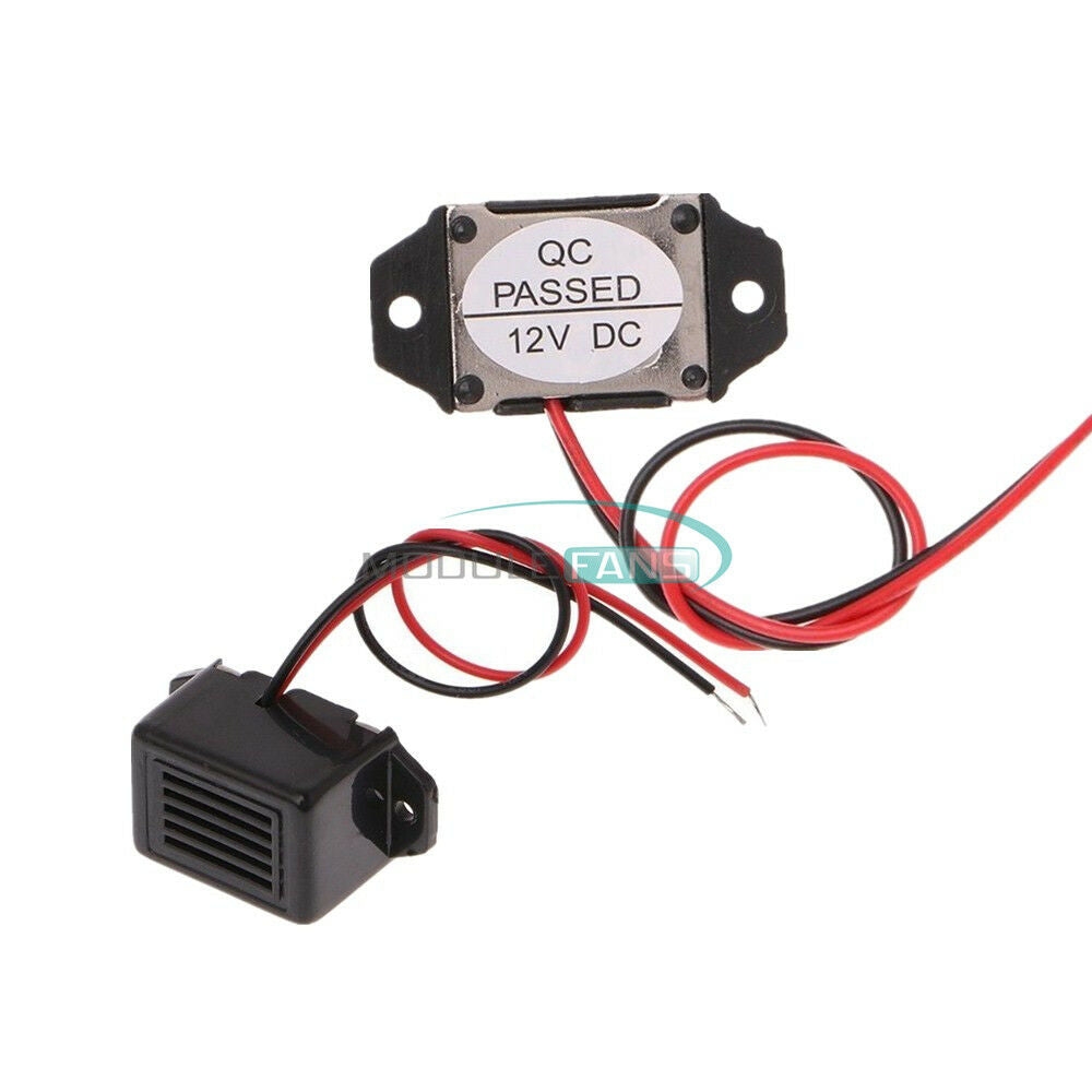 5PCS DC12V 85dB Mini Electronic Alarm Buzzer Constant Tone 8-15V