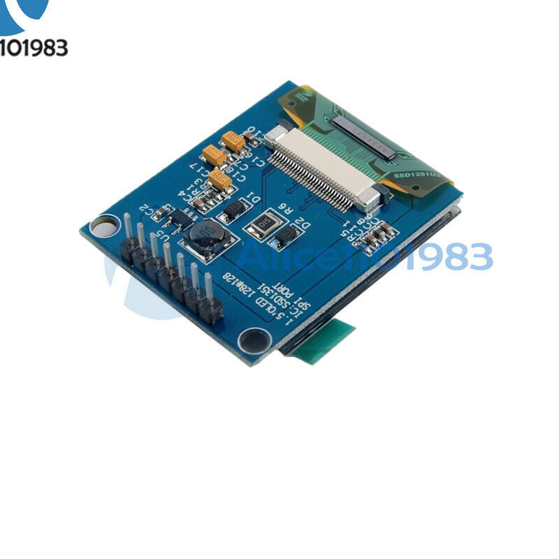 2PCS 1.5'' inch SPI OLED Display 262,144 Color LCD Module SSD135 for Arduino DIY