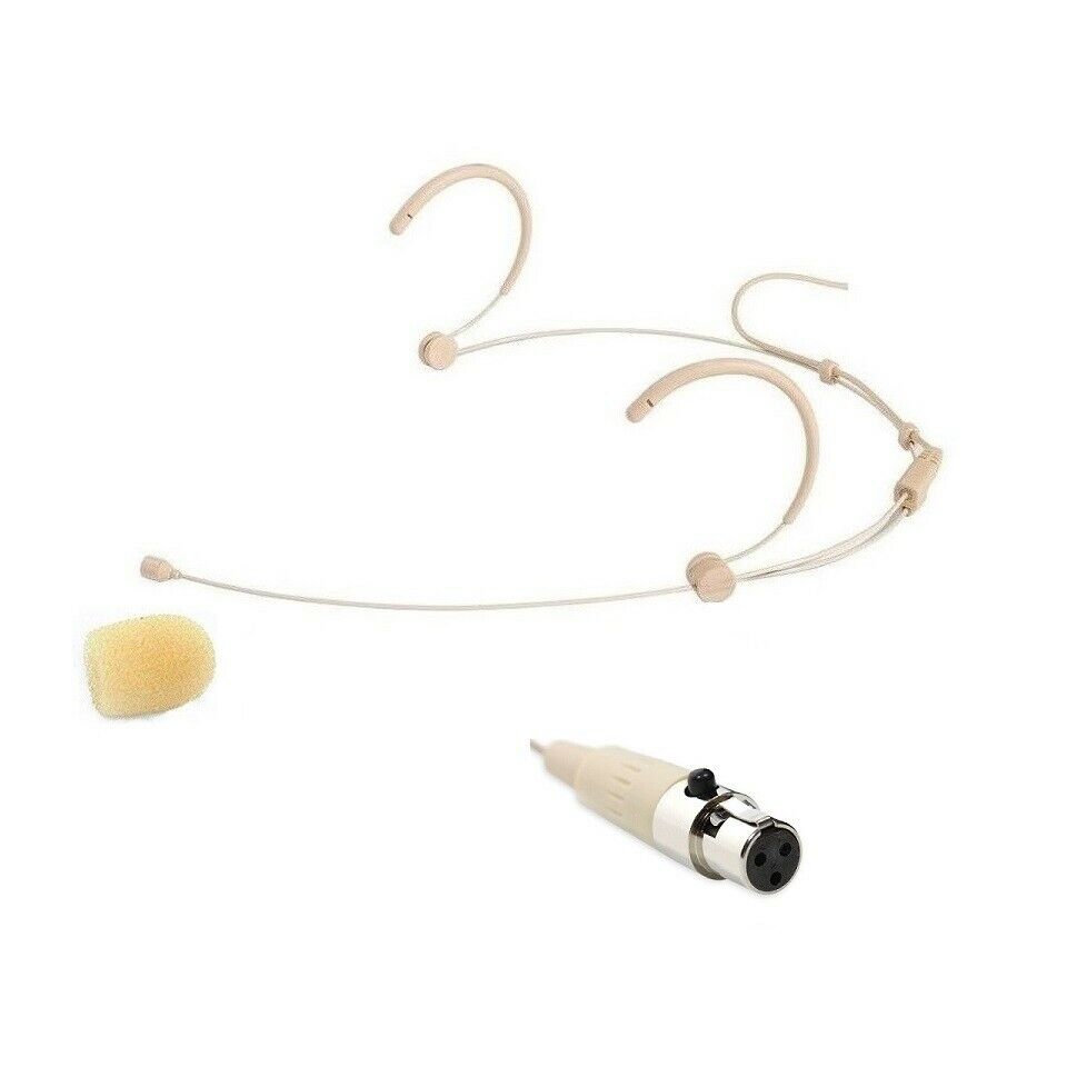 Headset Microphone Headworn Mic For Samson AKG Microphone 3 PINS Omnidirectional
