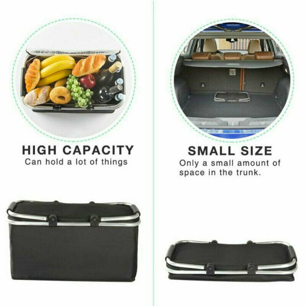 Large Cooling Cooler Cool Bag Box Picnic Camping Food Ice Drink Lunch Containers