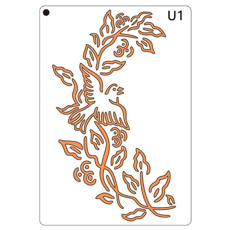 DIY Art Supplies Stencil Bird Flower Suitable for Multiple Scenes Template