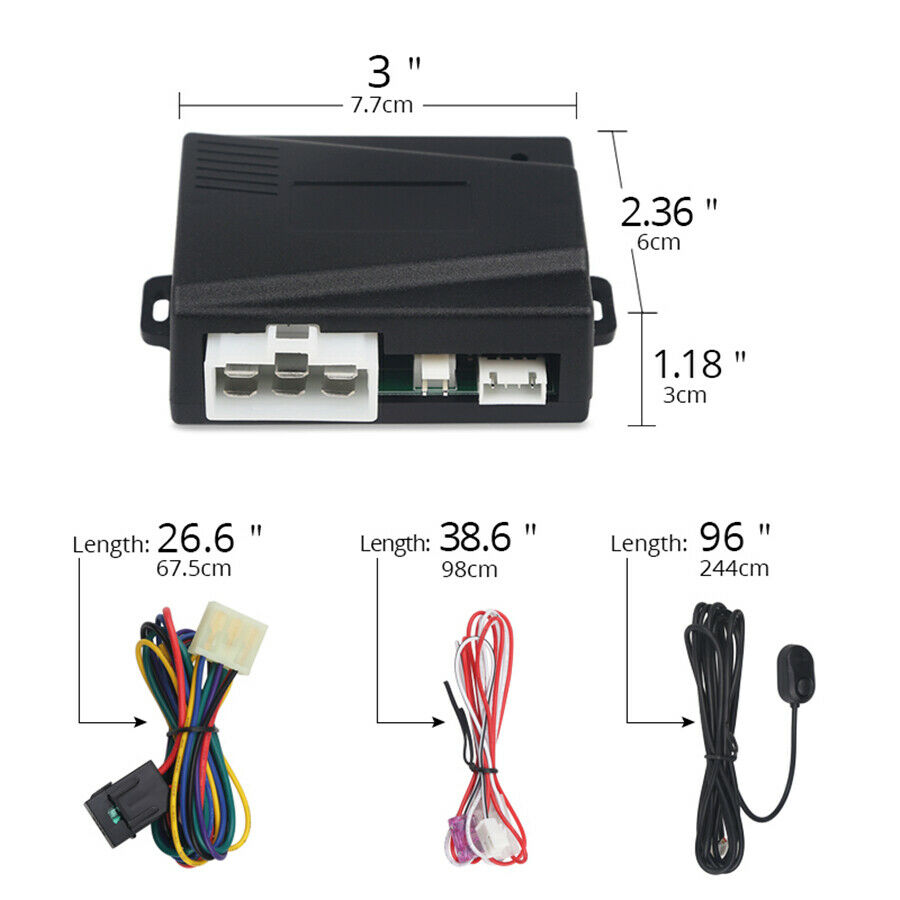 Automatic Headlight Control Light Sensor System ON/OFF Button For Car SUV 12V DC