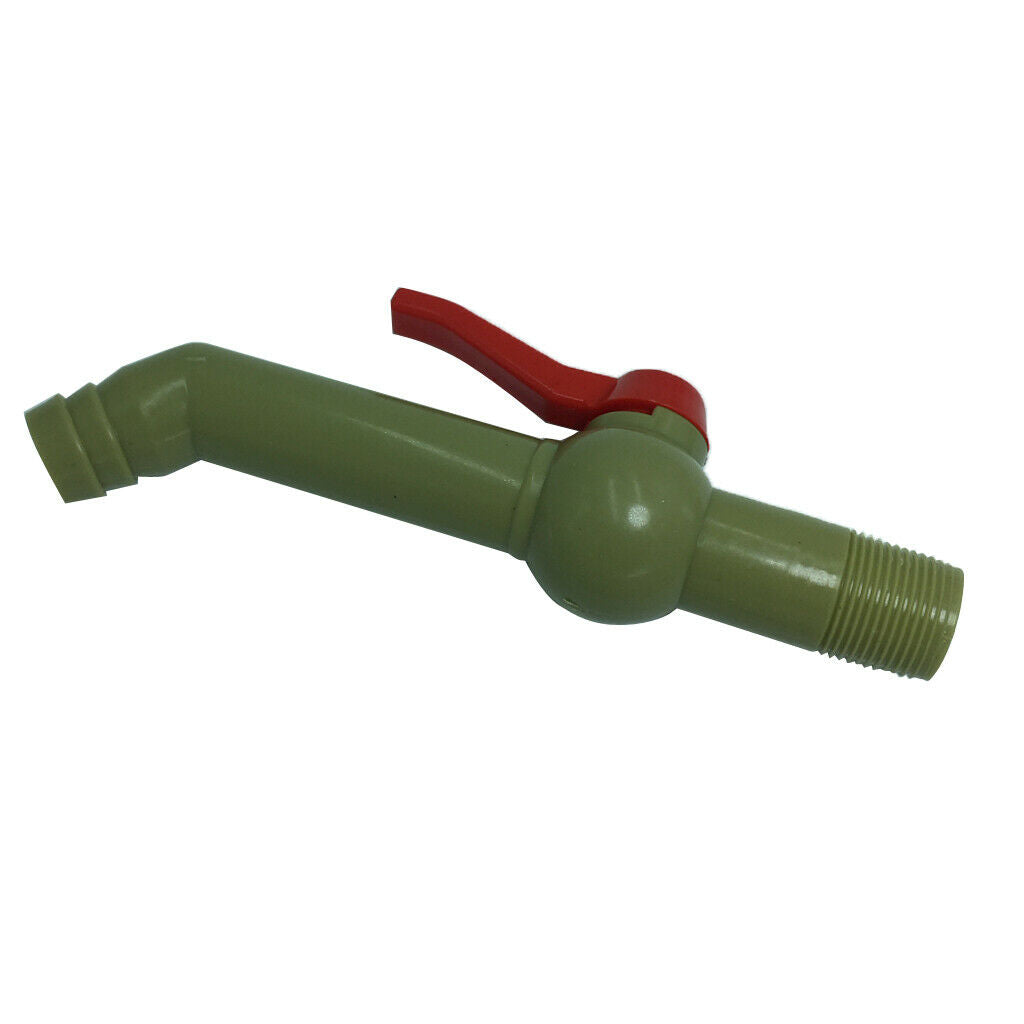 1 Pc Ton / IBC Barrel Spigot Faucet Threaded Valve DN20 25mm 45Â°