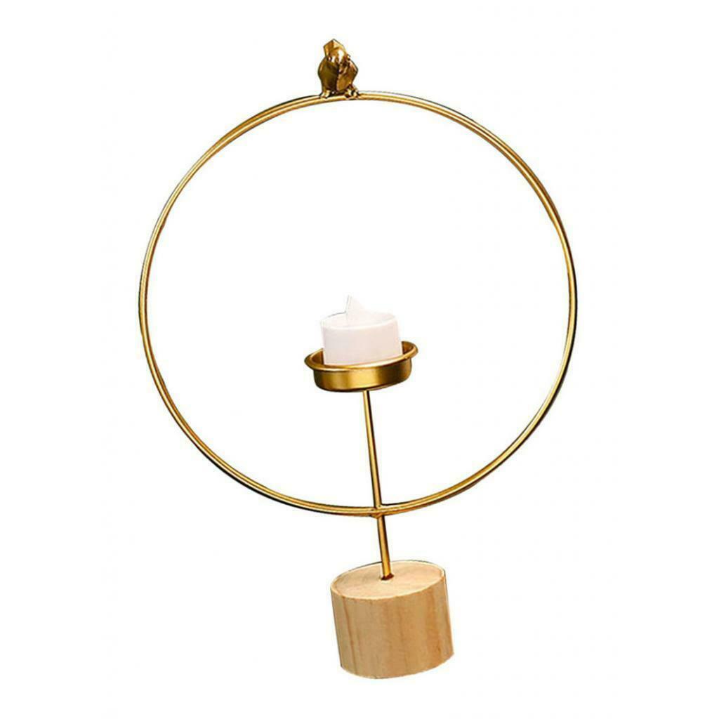 Candle Holder Stand Rack Lantern Candlesticks f/ Office Hotel Tabletop Decor