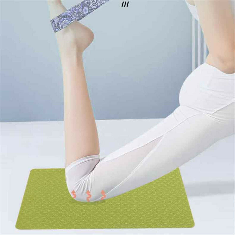US Yoga Knee Mat Soft Pads Fitness Cushion Gym Sports Plank Pilates Exercise Pad