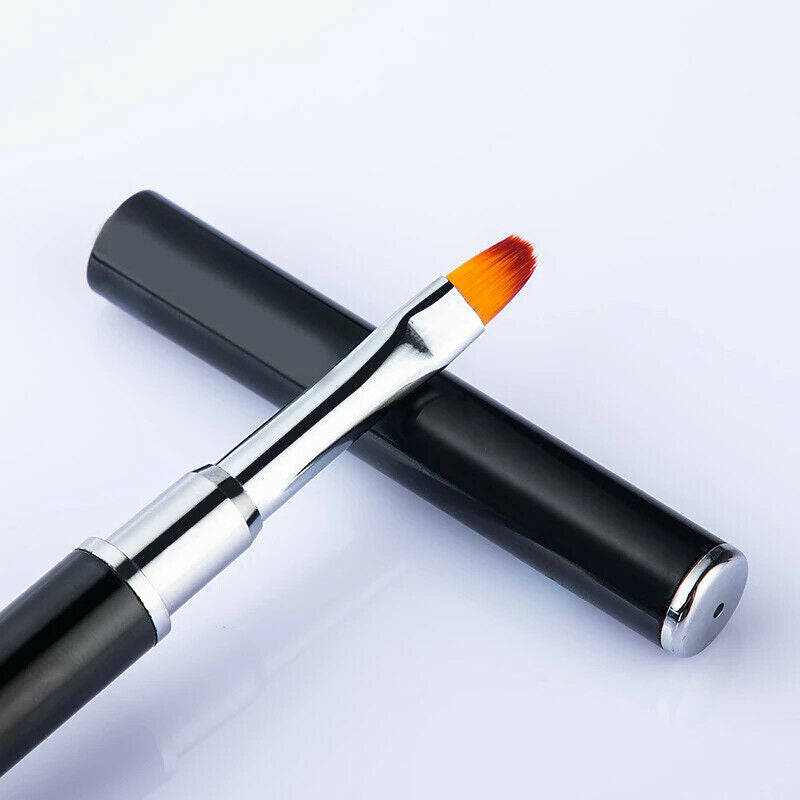 2-In-1 Double-Ended Dual-Use Nail Tool Nail Pen Poly Nail Gel Brush And Picker