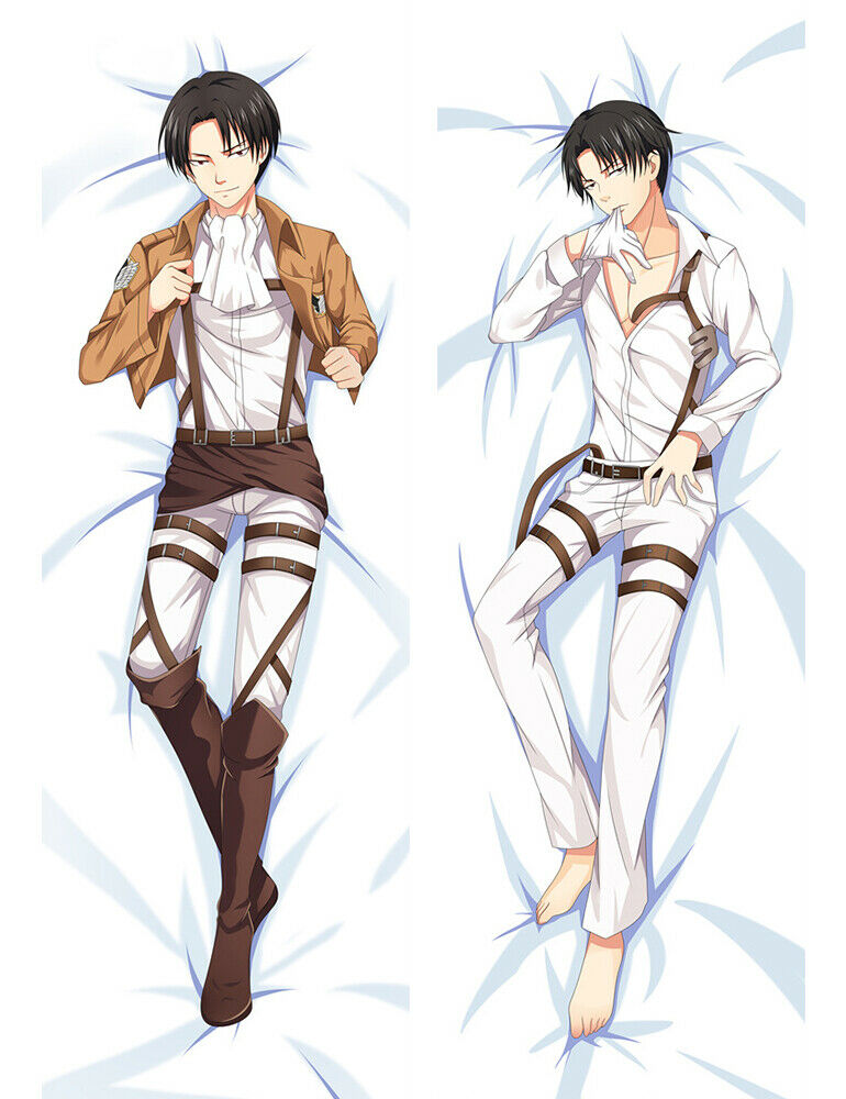 Levi Attack On Titan Shingeki no Kyojin Dakimakura Anime Body Pillow Case Cover