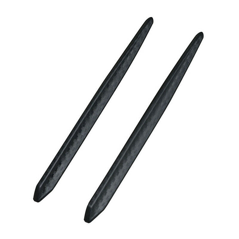 4X Car Carbon Fiber Anti-rub Strip Bumper Body Corner Protector Guard Universal