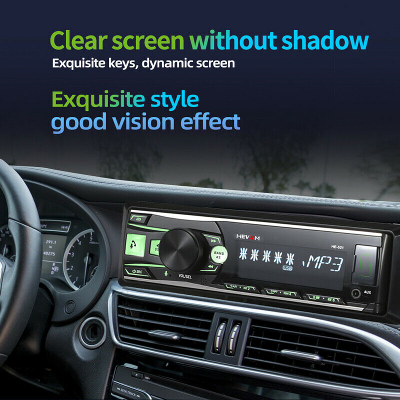 Car Stereo Audio Bluetooth FM Aux Input Receiver USB Reader MP3 Radio Player Kit