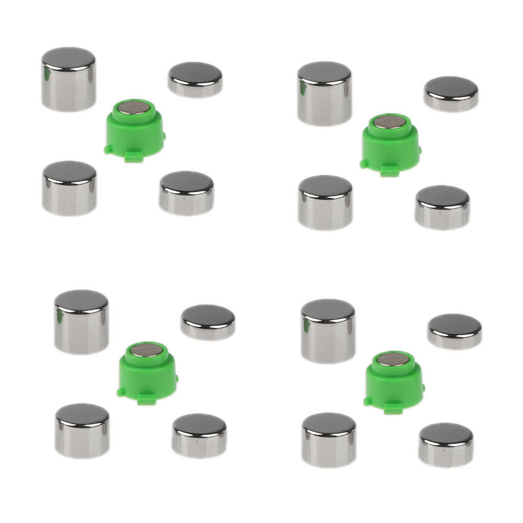 31pcs Full Set Replacement ThumbStick Metal Button For PS4 Series Controller