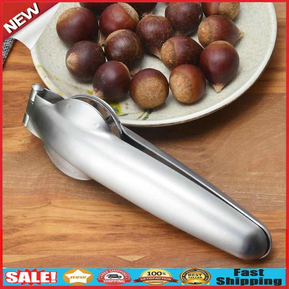 Stainless Steel Chestnut Clip Nut Opener Cracker Sheller Walnut Plier Tools @