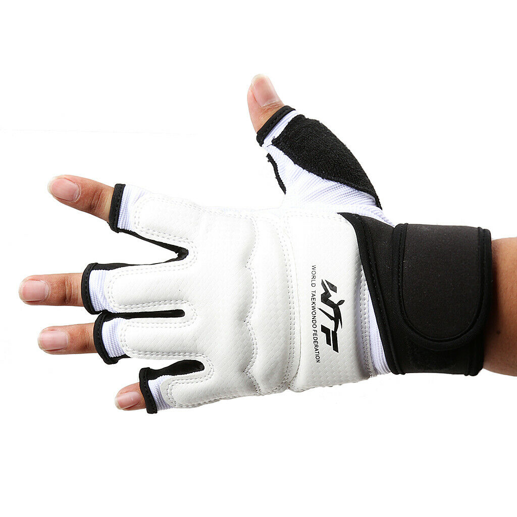 2 Pairs Boxing Grappling Fingerless Gloves