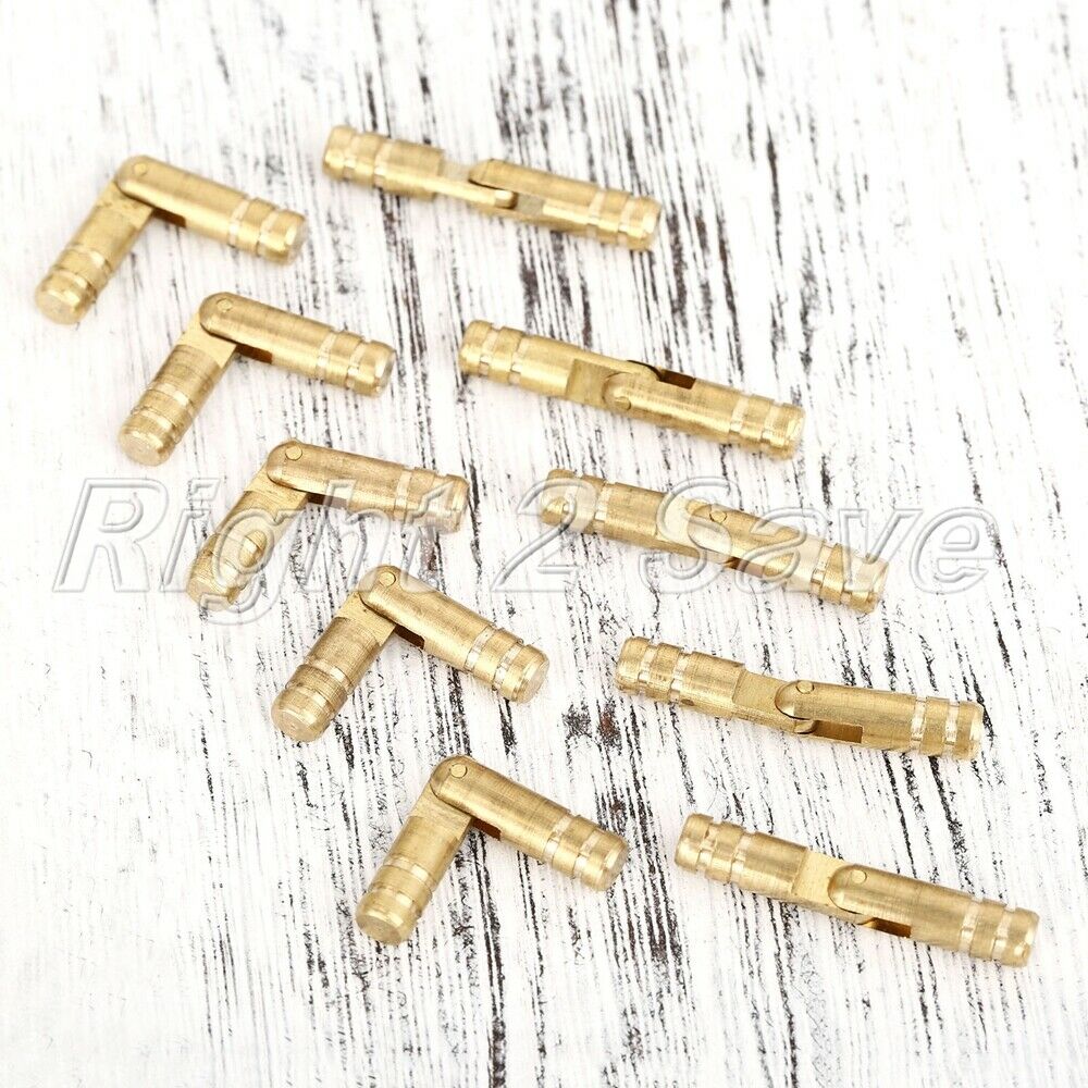 10pcs Jewelry Box Mini Case Hidden Invisible Concealed Barrel Hinge Pure Copper
