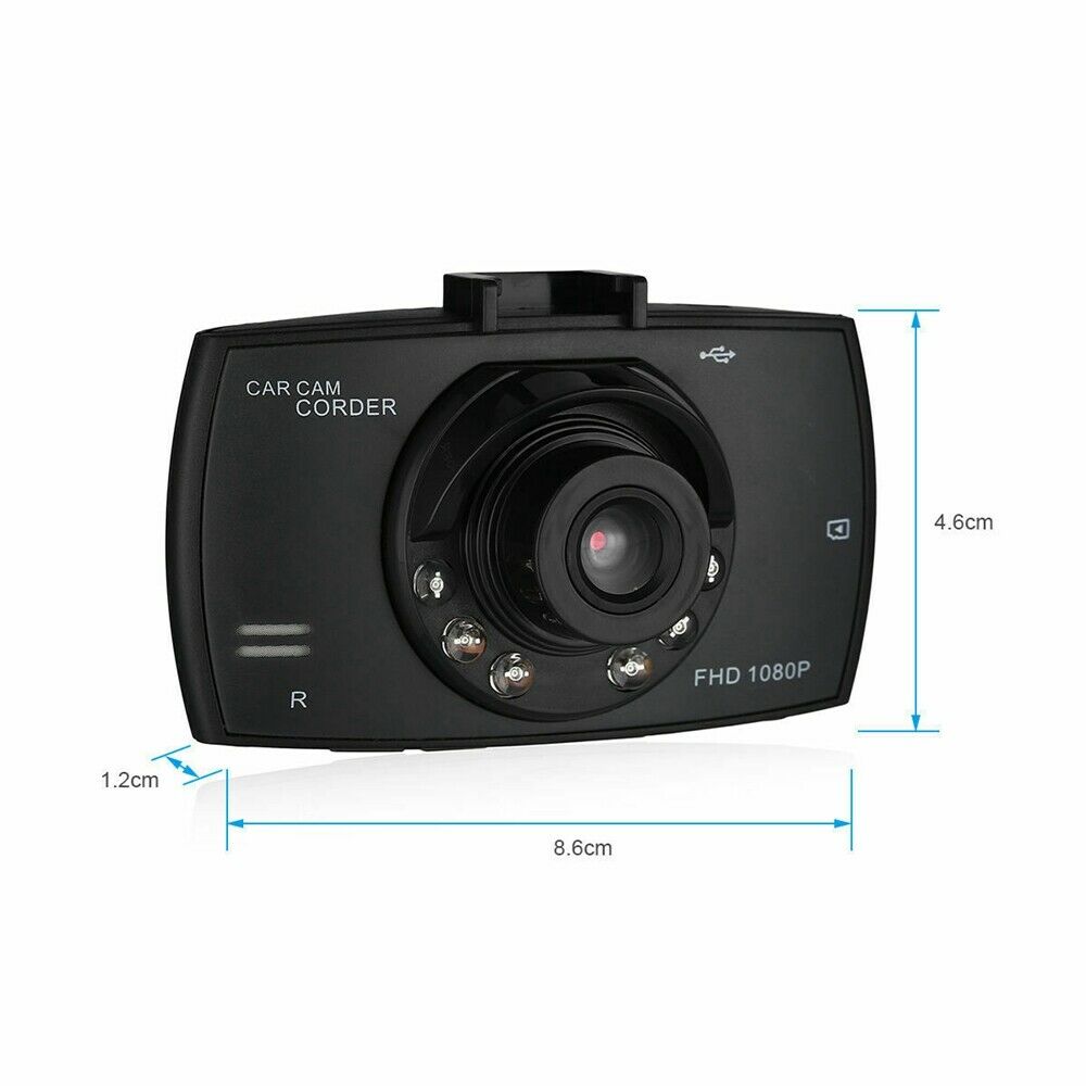 2.2" Car DVR Dash Camcorder Cam Camera Video Recorder 1080P FHD Motion Detection
