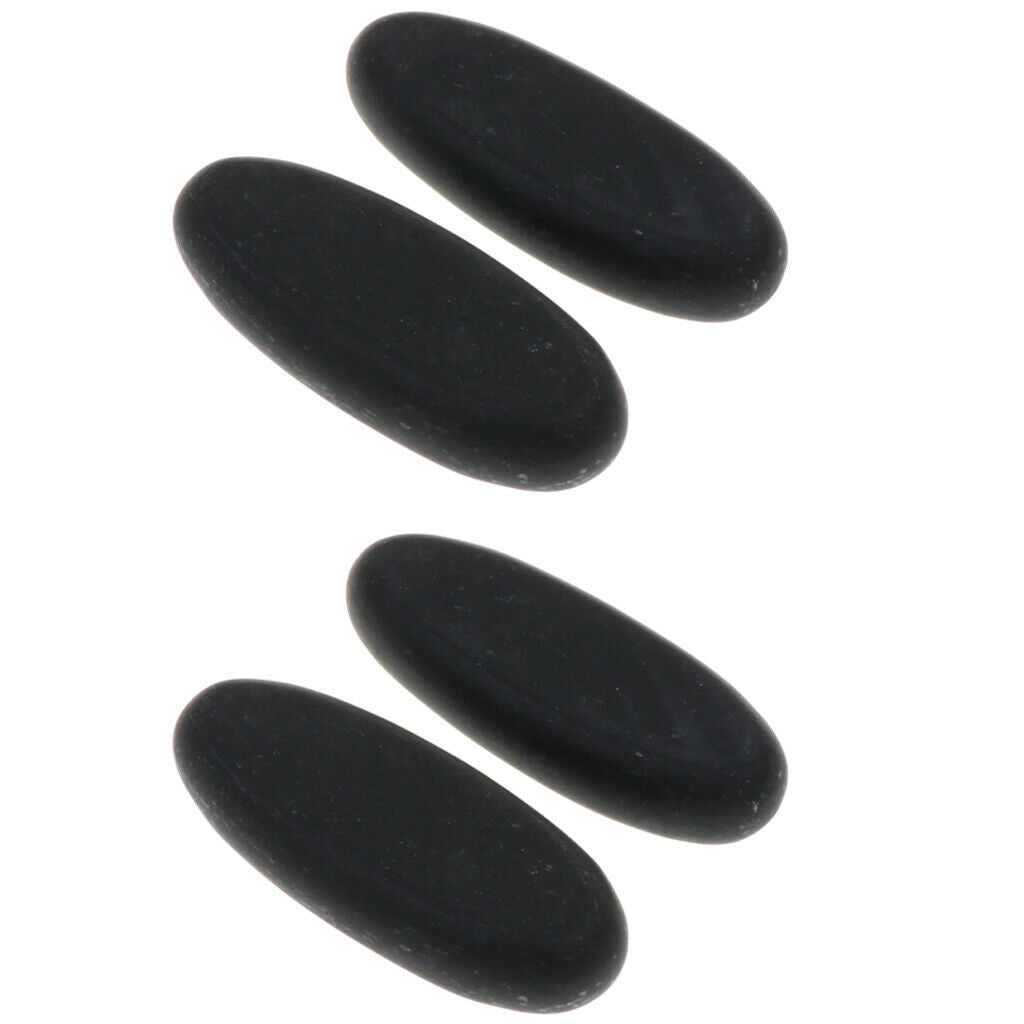 4 Pieces Hot Stones - Large Hot Massage Stone, Natural Energy Stone Rock for