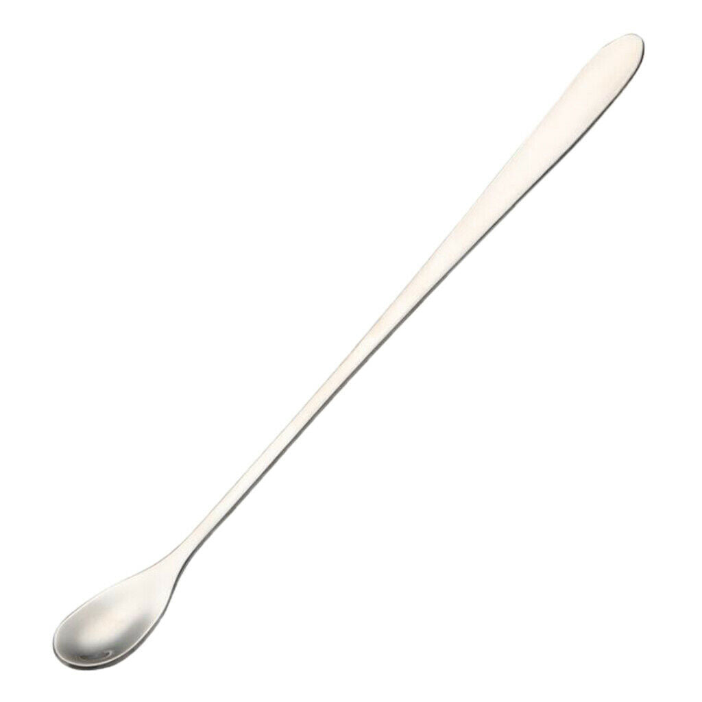 Stainless Steel Bar Cocktail Spoon Stirring Spoon Long Handle Coffee Spoon