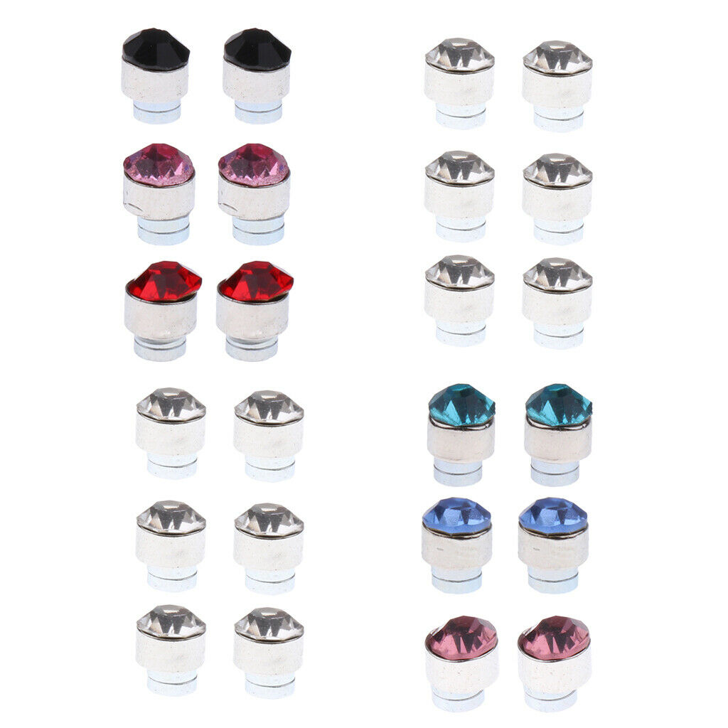 36 Pairs Mixed Color Magnets Earrings No Piercing Ear Stud 4mm/5mm/6mm