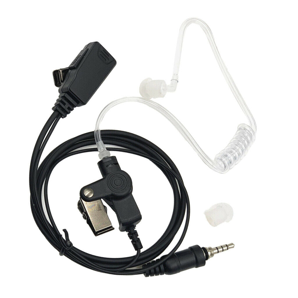 Clip Earpiece Headset with Microphone for Yaesu Vertex VX-127 FT-270 PY-6321