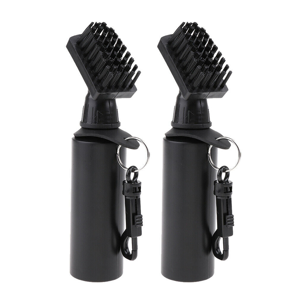 2 Pcs, Golf Club Ball, Plastic Water Bottle, Brush, Cleaning, Golf Cleaning
