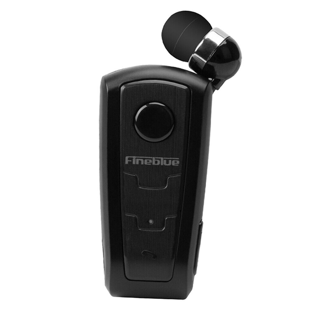 Mini Bluetooth V4.0 Headset Clip Earphone Handsfree For Smartphones Black