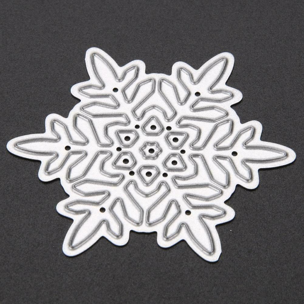 4pcs Christmas Snowflake Scrapbooking Album Paper Card Diary Hand Craft A#S