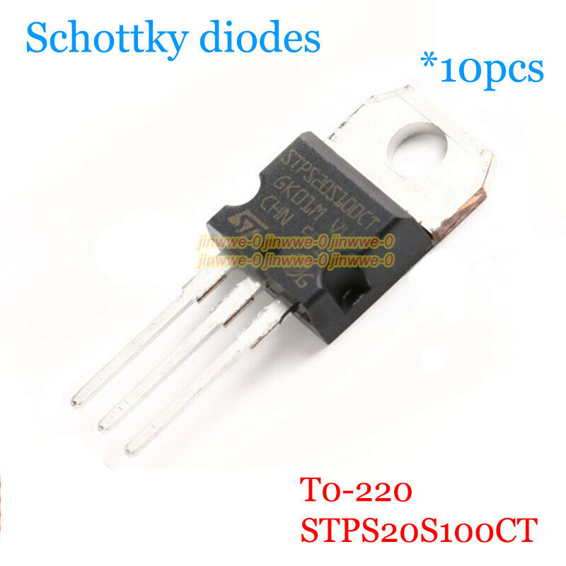 10pcs Schottky diode STPS20S100CT TO-220 Electrical Equipment Rectifiers