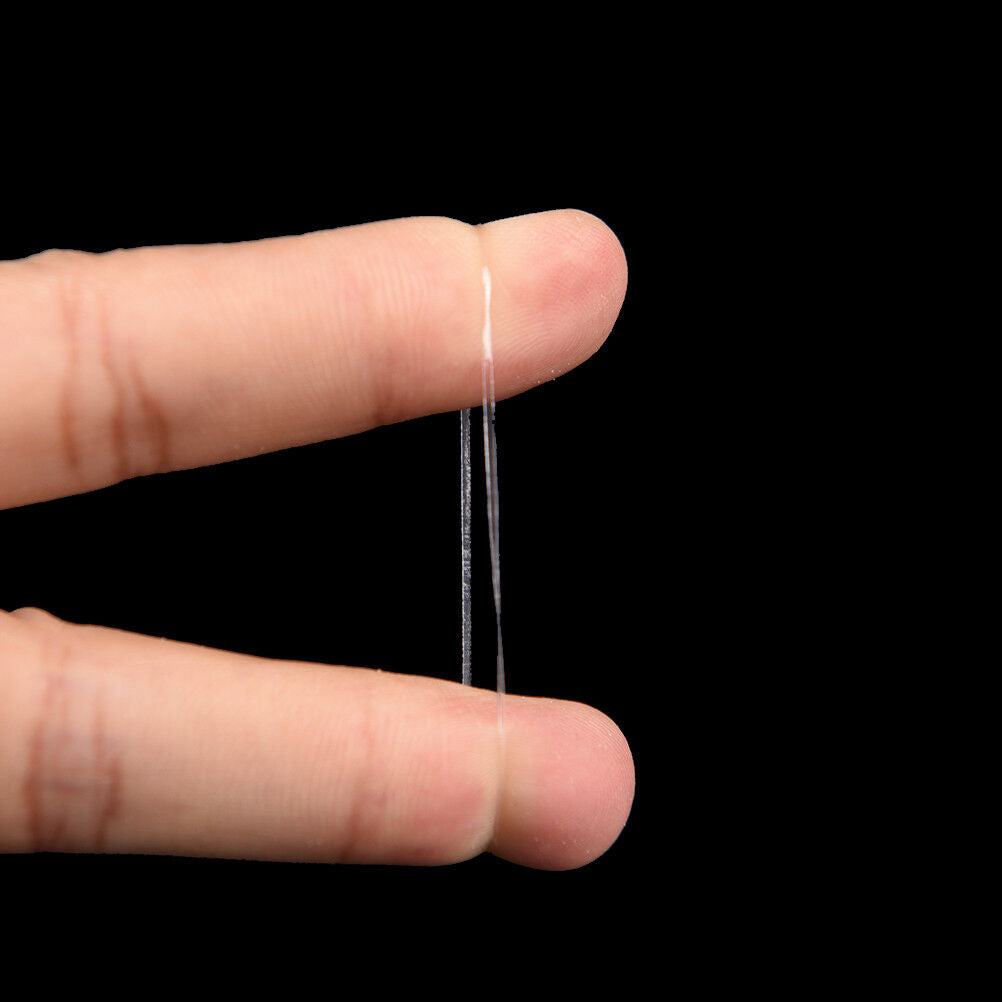 2000pcs Transparent Poly Rubber Braiding Plaits Hair Elastic Bands Small .l8