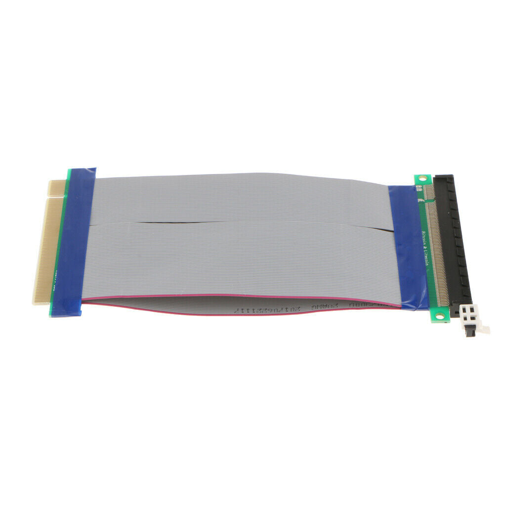 PCI-Express PCIe 16X Slot Riser Card Ribbon Extension 19cm Cable
