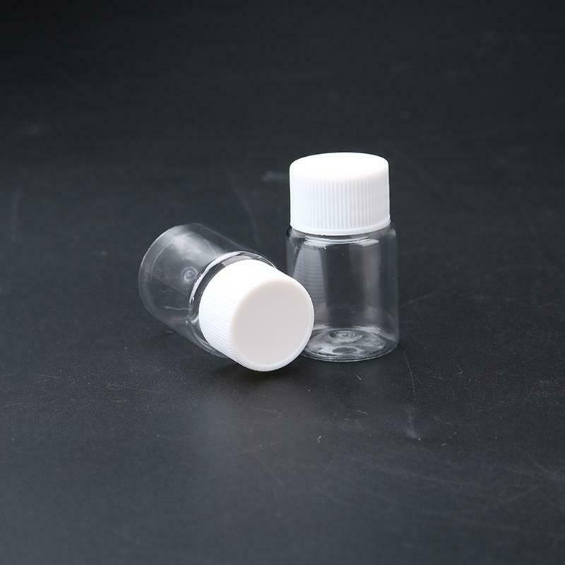 Empty Clear Plastic Travel Bottles Travel Caps Bottle Refillable Containers 20ml
