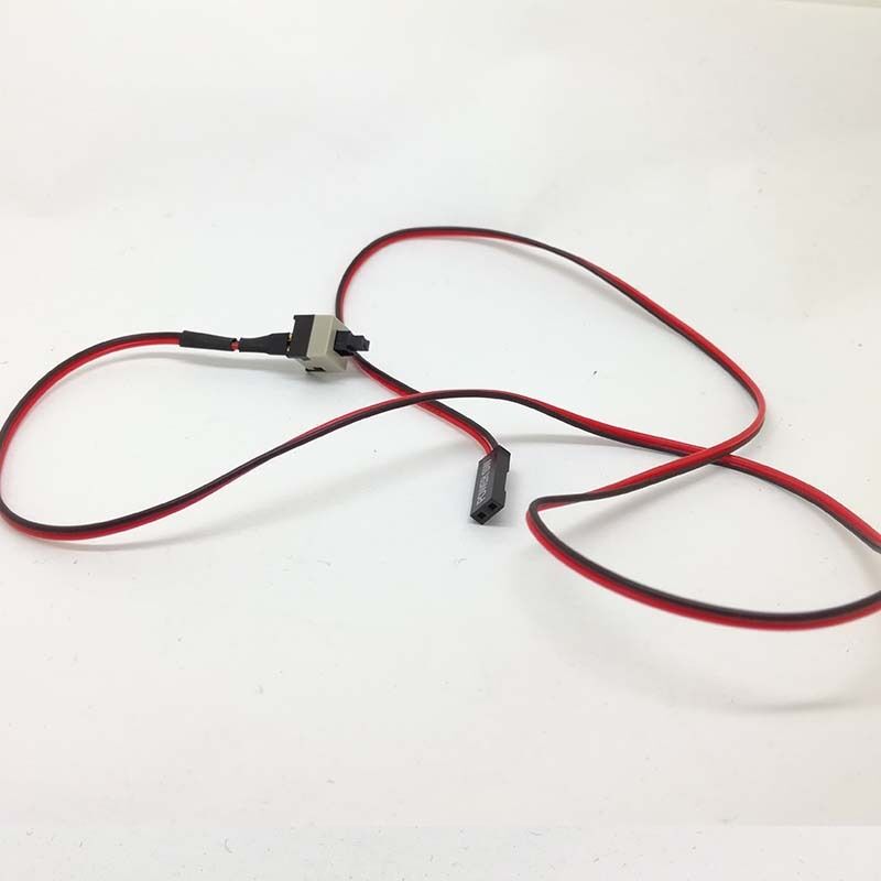2xPC Power ATX Wire Motherboard Switch Power rest Cable On/Off Supply computer