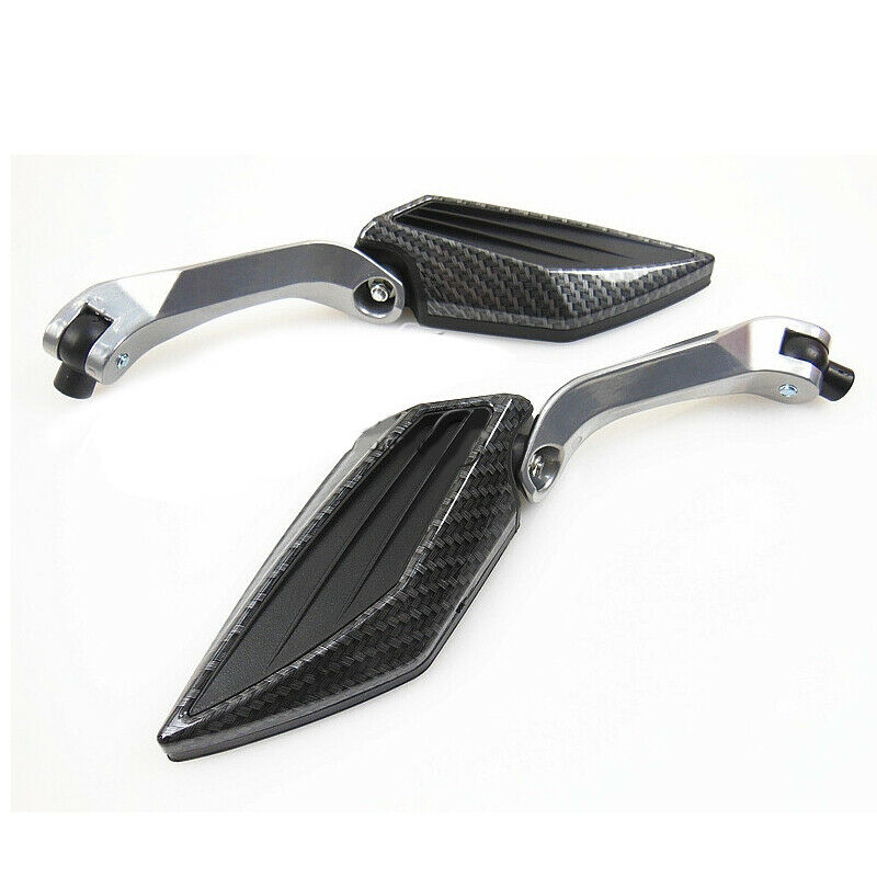 Motorcycle Scooter E-Bike Modification Side Aluminum Rear View Mirrors 8mm 10mm