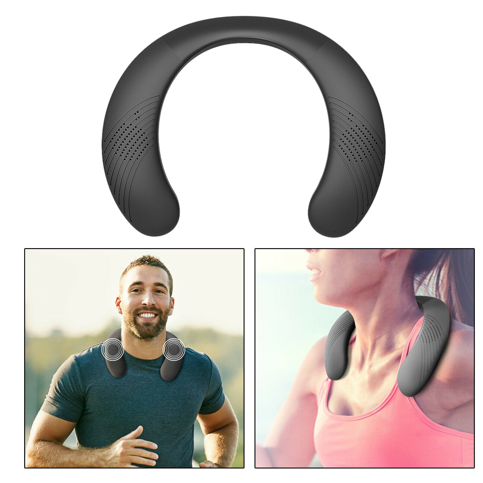 Neckband Bluetooth 5.0 Speaker Wearable Over Neck Speaker Headset Sweatproof