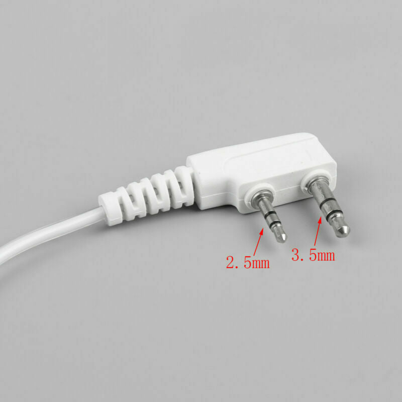 1x 2 Pin G-Shape Earpiece Earphone PTT For HYT Radio TC268 TC270 TC368 Wt  AT2