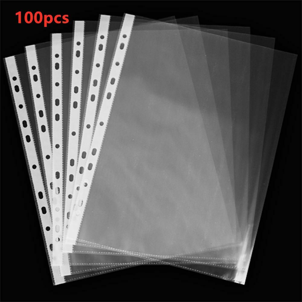 Box Organizer Tool Loose Leaf Paper Protectors Document Holder Storage Pockets