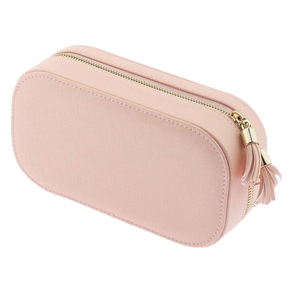 Portable Jewelry Storage Box Multi-functional Rings Earrings Organizer Case