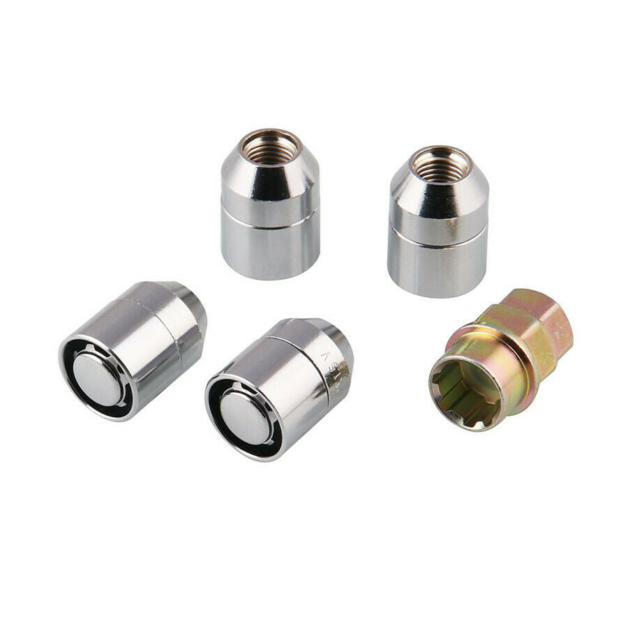 Anti Theft Security Lock 12x1.5 Nut Wheel Lug Nut 1 Key+4 Locks For Car