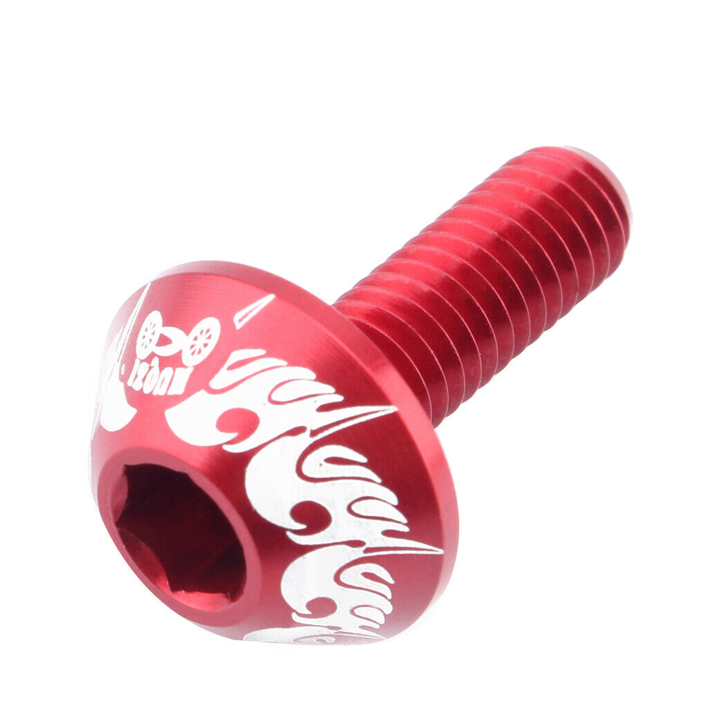 8Pcs Bike Kettle Rack Screws, M6 x 18mm Water Bottle Cage Bolts Screws Bicycle