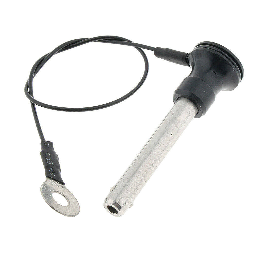 2 Pc Stainless Ball Lock Quick-Release Pin Push Button Fine Finish 8mm, 40mm