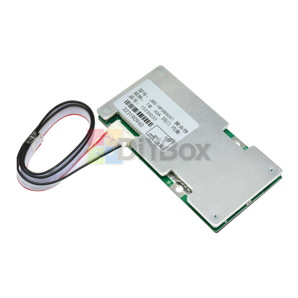 7S 24V 40A Li-ion Lithium Cell Battery Charge Protective Balance Board Module