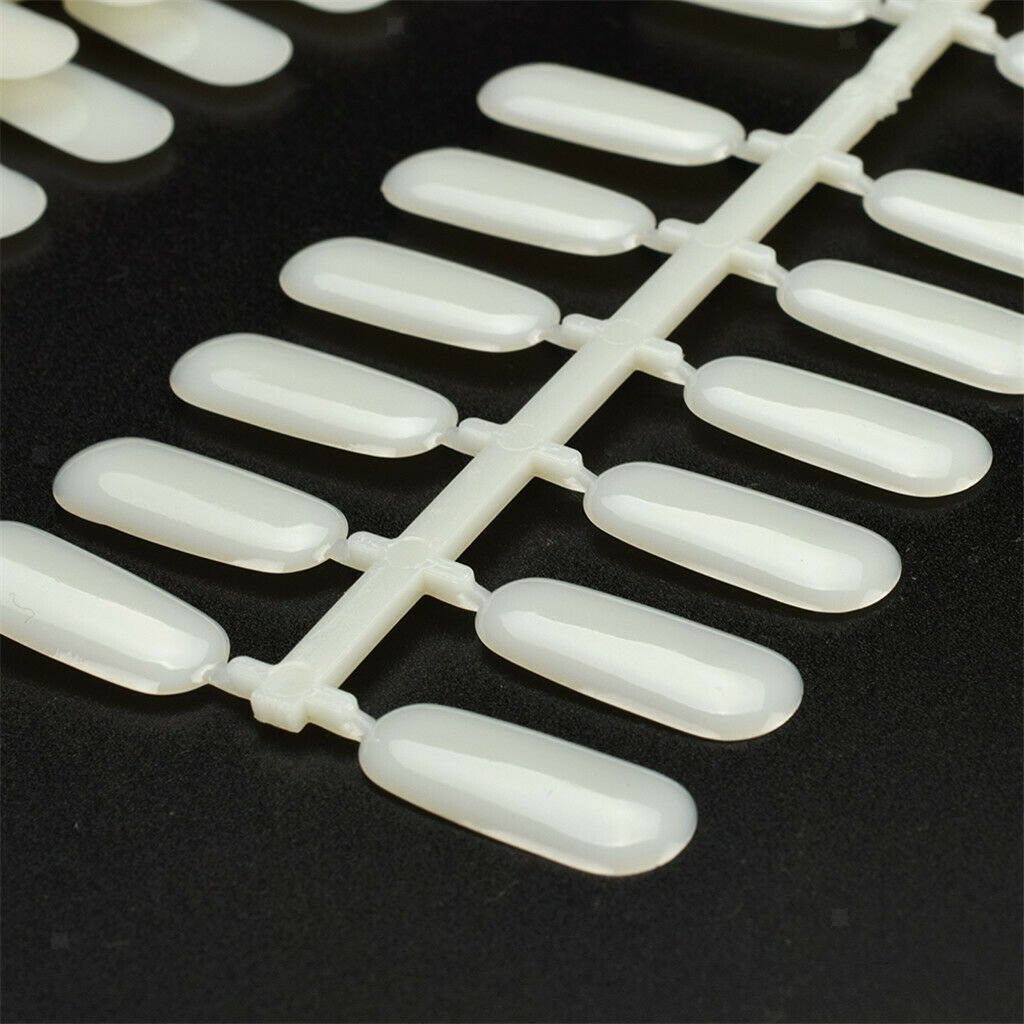 240Pcs Nail Polish Practice Display Board Chart Detachable Nail Color