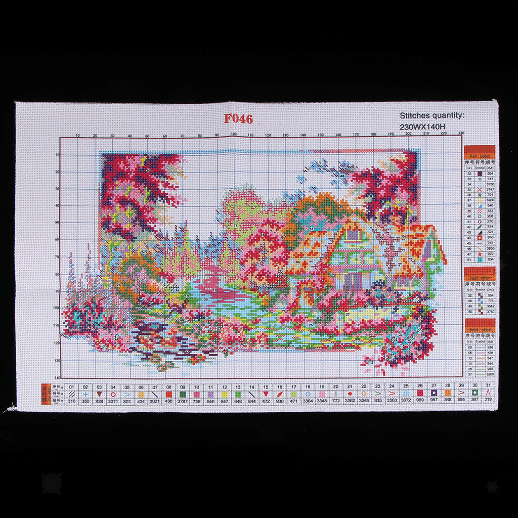 Cross stitch kit, cotton embroidery pictures, embroidery cross stitch kit,