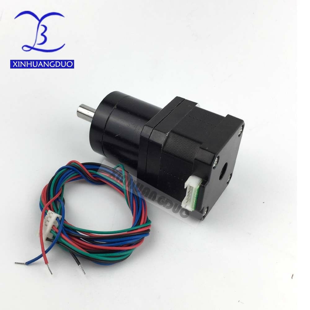 New Best Gear ratio 27:1 Planetary Gearbox , Nema 17 0.8A Geared Steepper motor